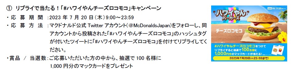 Twitterキャンペーン