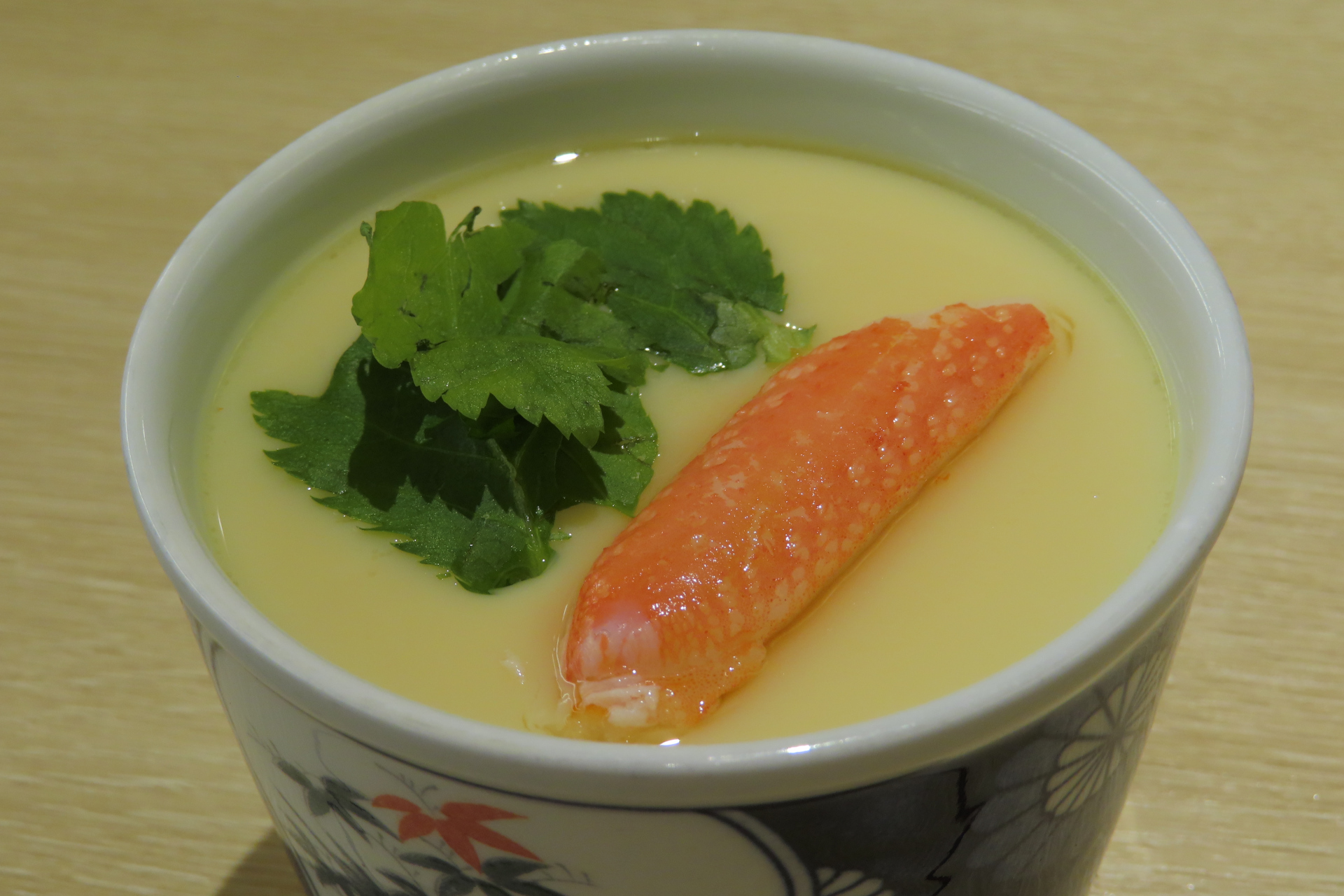 本ズワイガニ茶碗蒸し