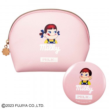 sweet9月号の特別付録は「MILKFED.特製 ペコちゃんポコちゃん コスメポーチ＆ミラーセット」