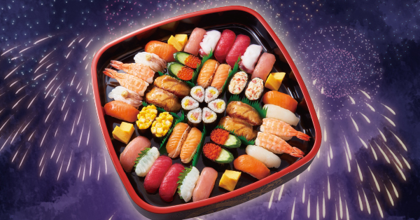 小僧寿し、どどーんと40貫＋巻1本の「大花火盛」や見た目は舎利だけの