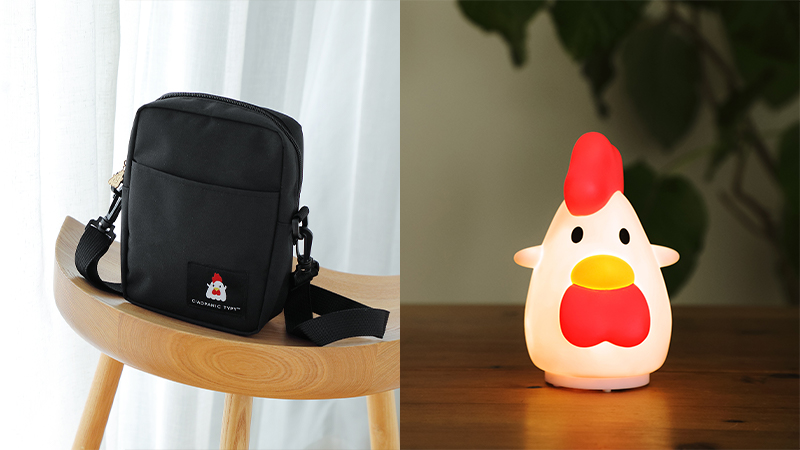 ローソン限定「からあげクン×CIAOPANIC TYPY ショルダーバッグ BOOK」と「からあげクン お部屋ライト BOOK」