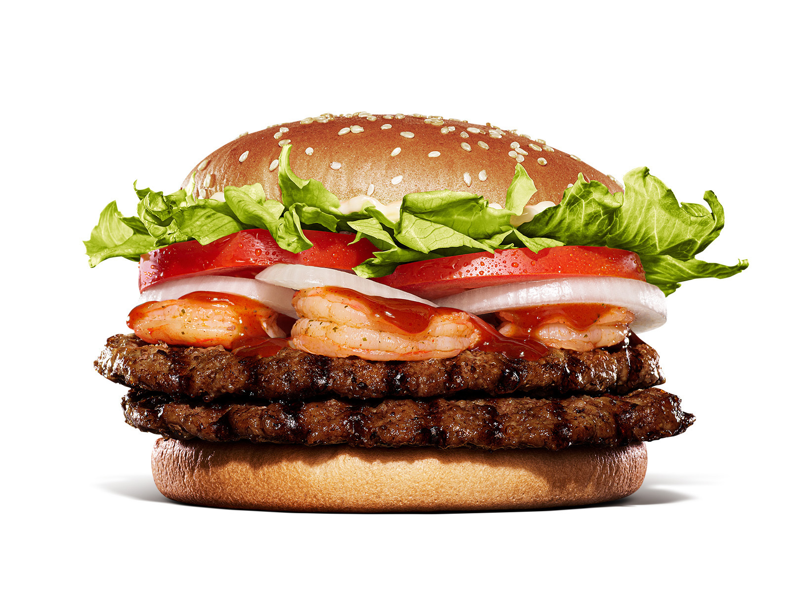 「ダブルトムヤム・シュリンプワッパー」（単品1290円/セット1590円）