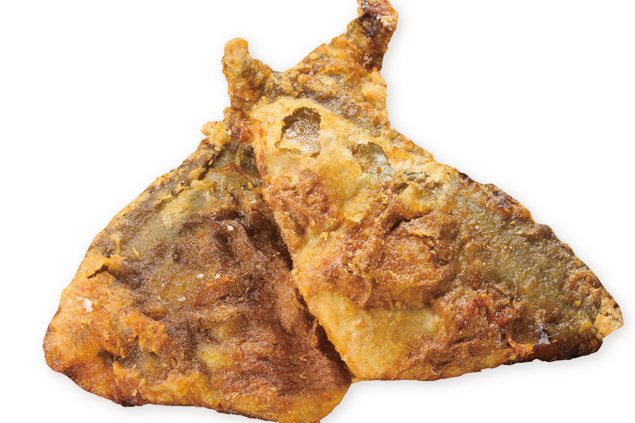 「天然魚唐揚げ」（380円）