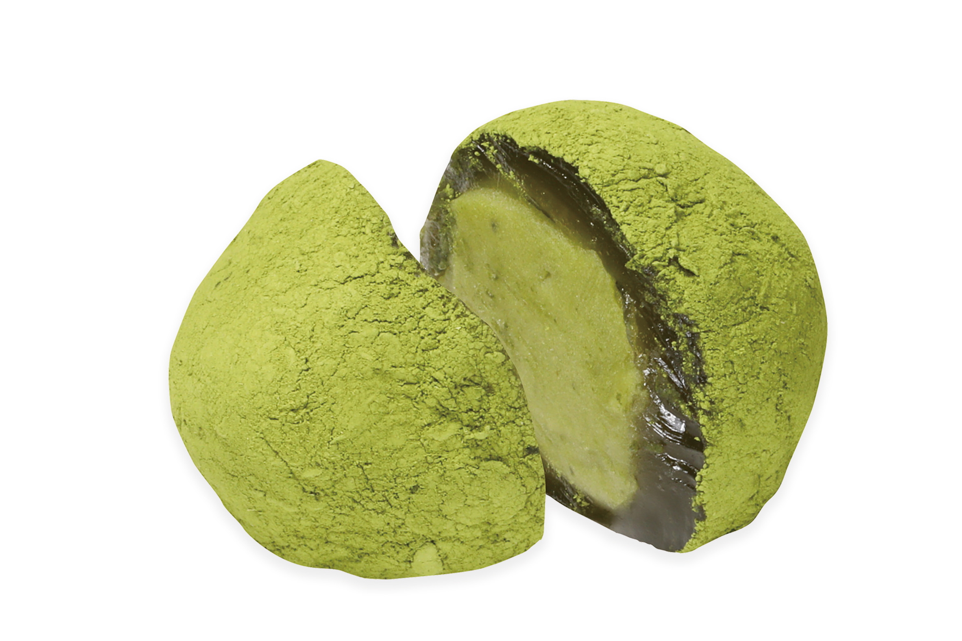 「わらびまんじゅう（抹茶）」（120円）