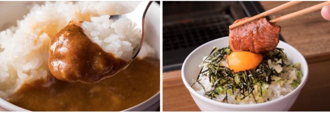 「ちょい足しカレー」と「TKGセット」が新たに追加