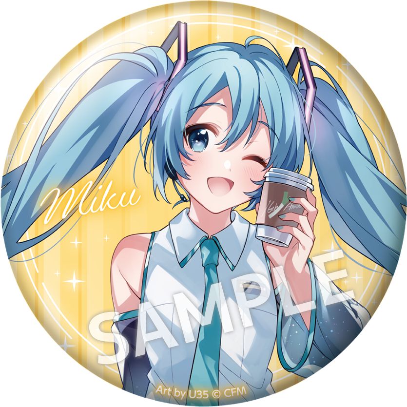 ローソン限定「メタリック缶バッジ」