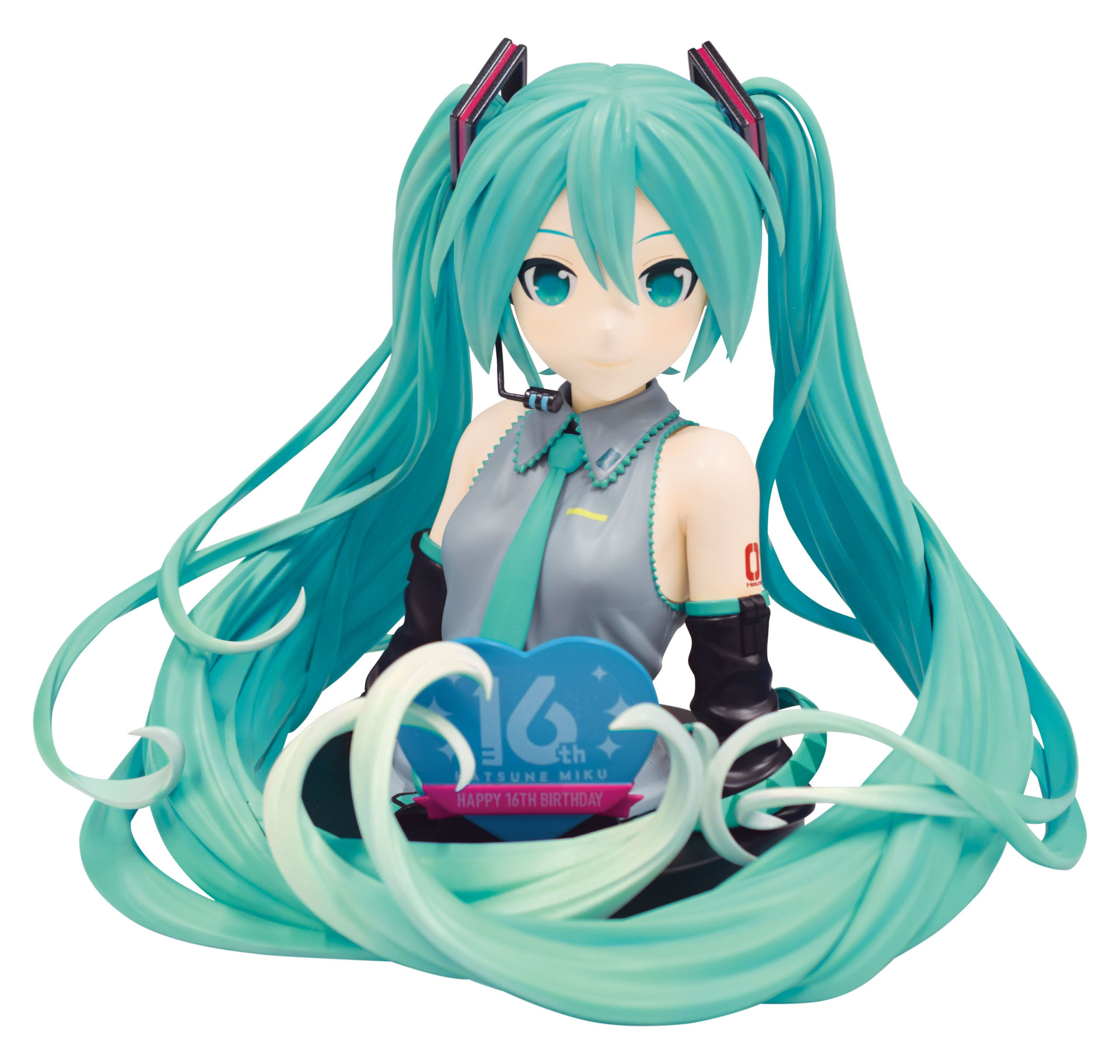 「初音ミク16周年記念 胸像フィギュア」（1万3900円）