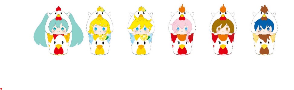 「なりきり！からあげクンぬいぐるみシリーズ」（3850円）