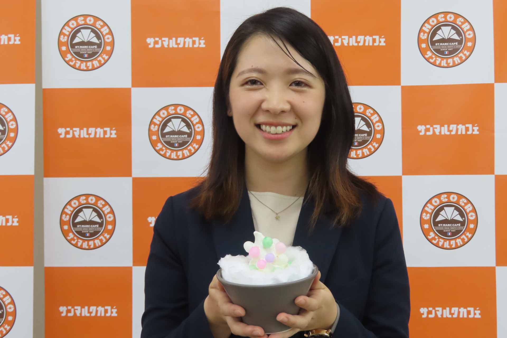 サンマルクカフェ マーケティング本部 マーケティング部 PR担当の吉田美咲氏