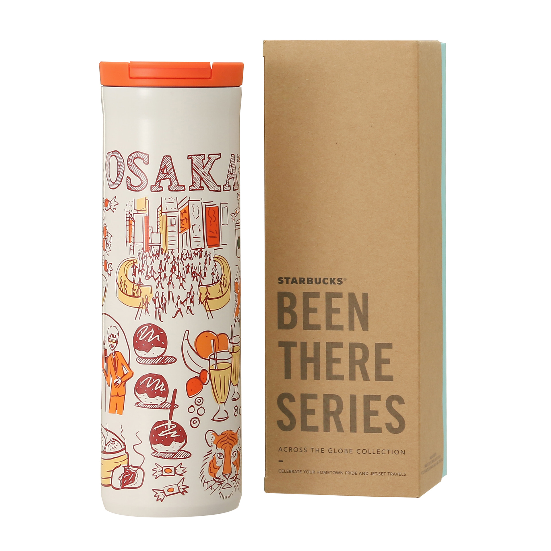 「Been There Series ステンレスボトルOSAKA473ml」（4840円）