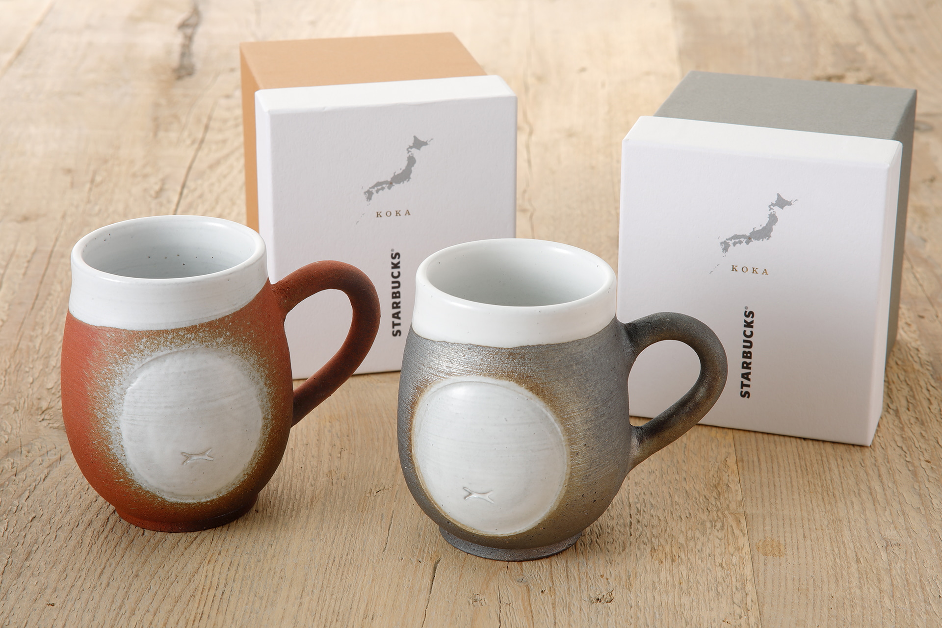 「マグ Shigaraki 赤/黒」（4180円）