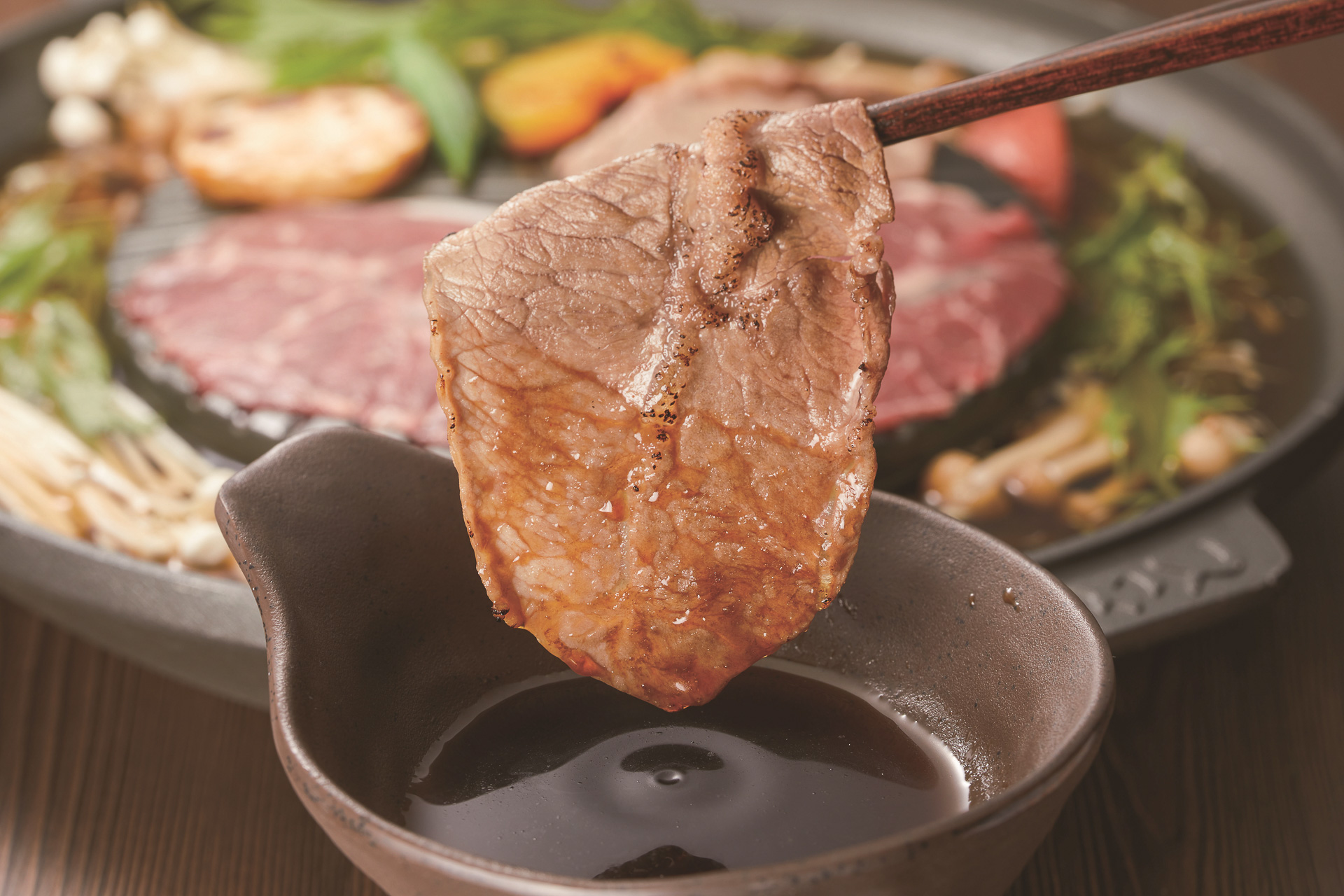 対象の食べ放題メニューを注文すると希少部位の「ミスジ」も食べ放題に