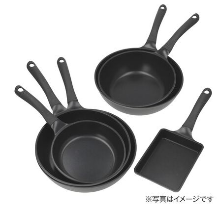 「ガス火 底が厚くて広い 超軽量フライパン（KF02）」各種