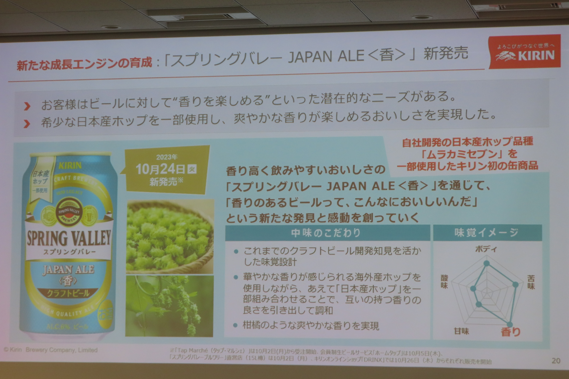 SPRING VALLEY JAPAN ALE＜香＞