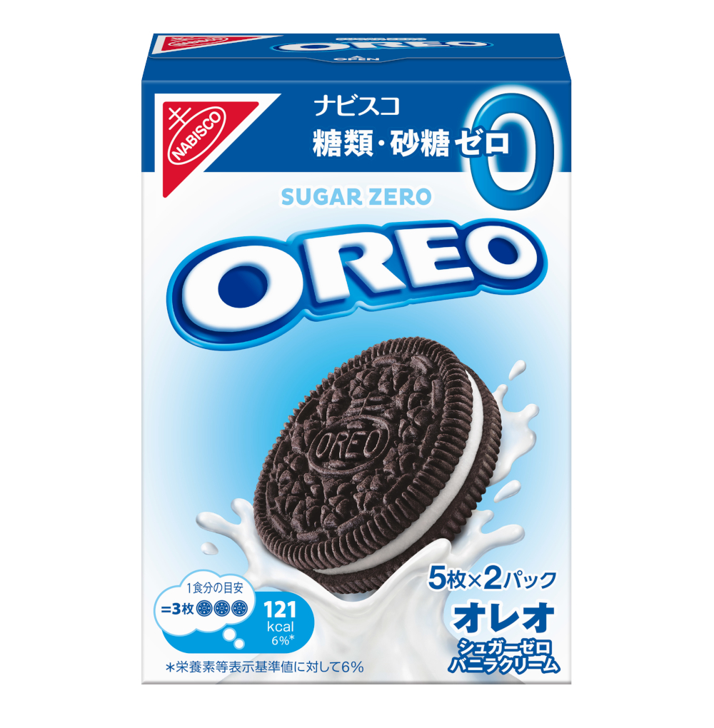 「糖類・砂糖ゼロ」の文字と「0（ゼロ）」のマークをパッケージにデザイン