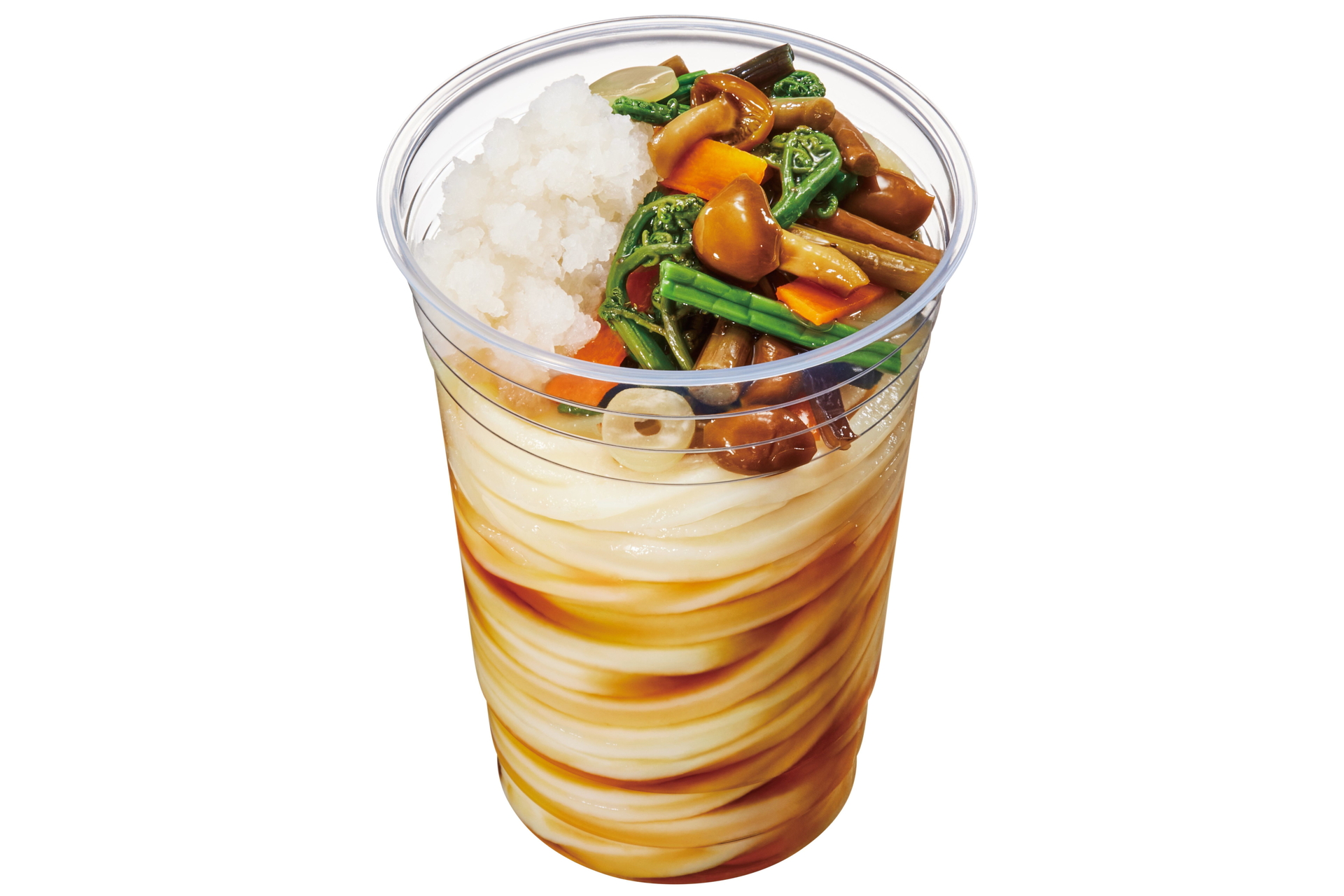 「山菜おろしぶっかけうどん」（450円）