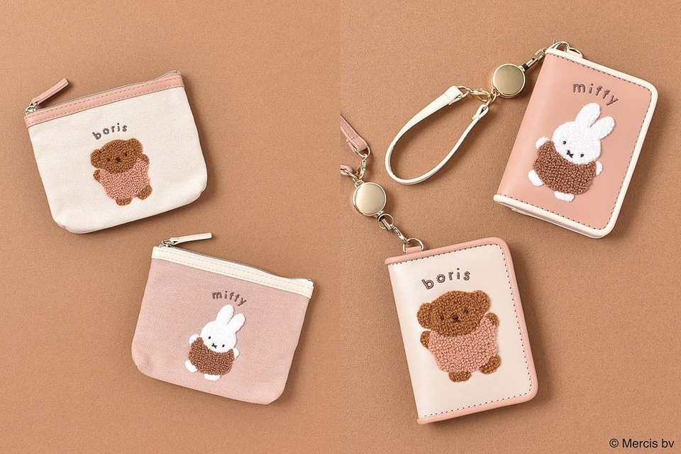 ミッフィー とボリスぬいぐるみとバッグ巾着タオルセット ミッフィー＆ボリス、モコモコデザインがかわいい巾着/ポーチ
