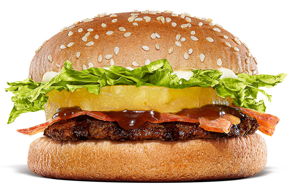 バーガーキング「テリヤキ・パイン ツキミバーガー」