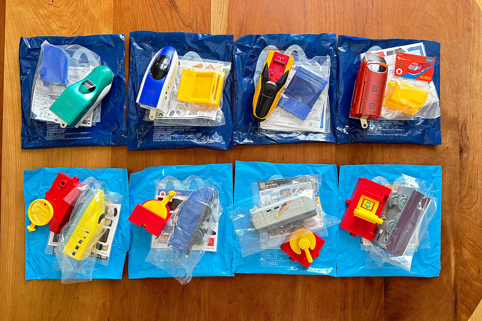 マクドナルド、ハッピーセット「プラレール」で遊んでみた