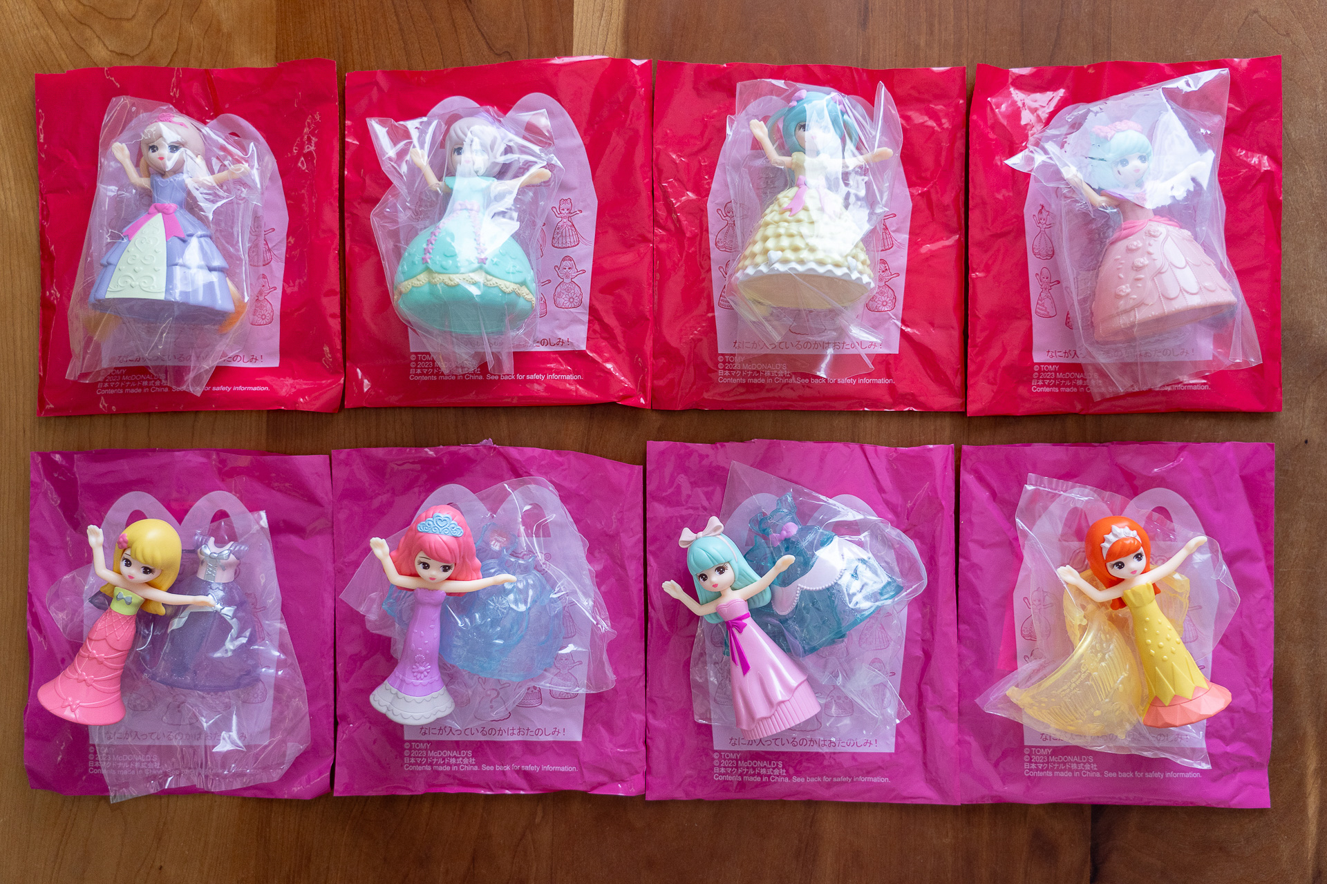 ハッピーセット「リカちゃん」全8種