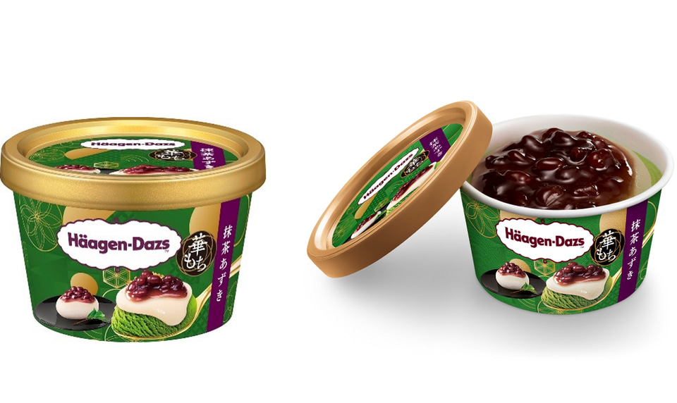 ハーゲンダッツ、和スイーツからきなこ増量で「ミニカップ 華もち 吟撰