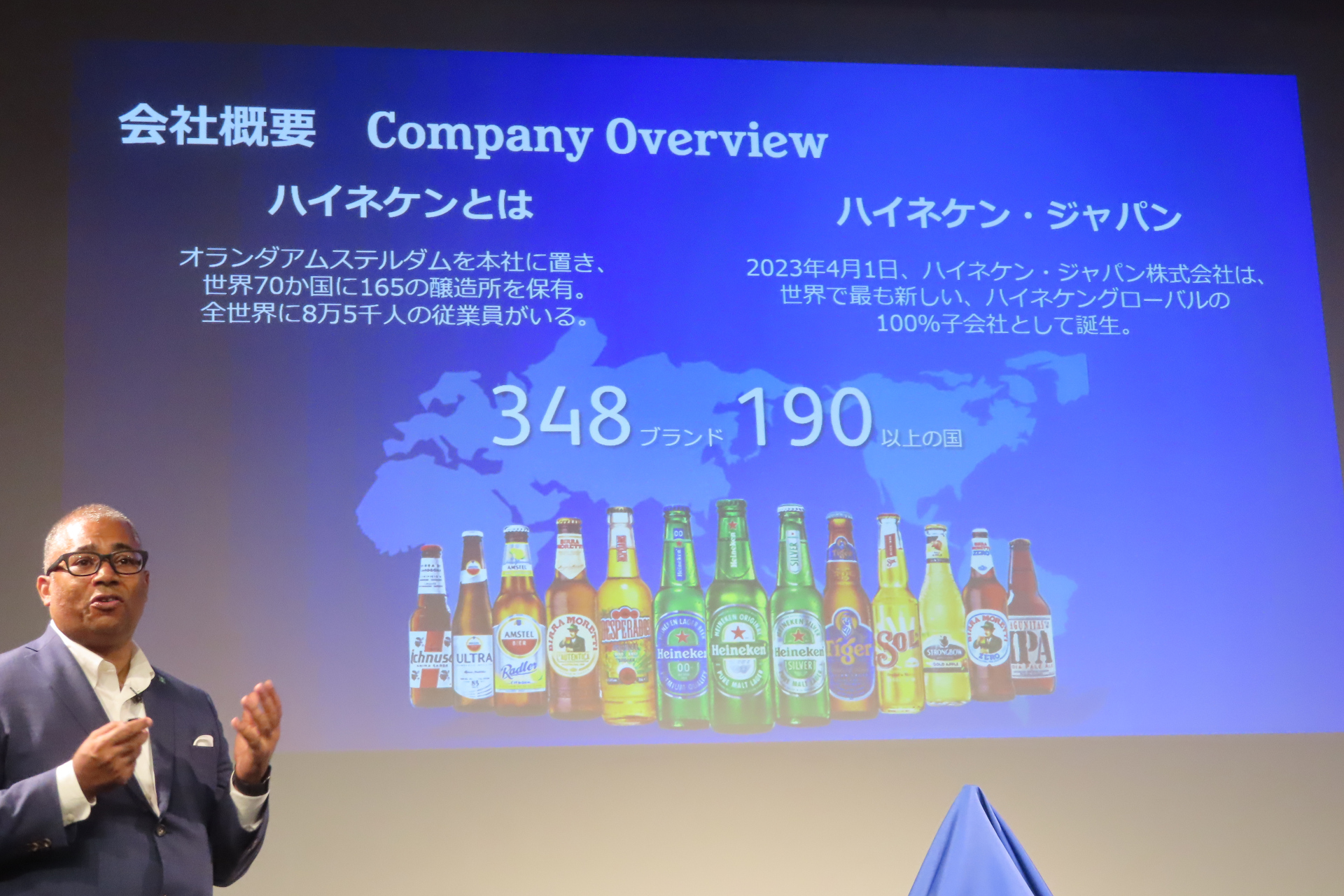 ハイネケン・ジャパン 代表取締役社長のトニー・ウィーラー氏