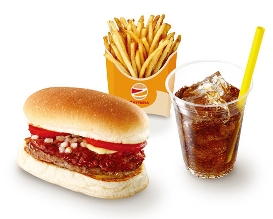 セット「絶品ミートソースバーガー」（690円）