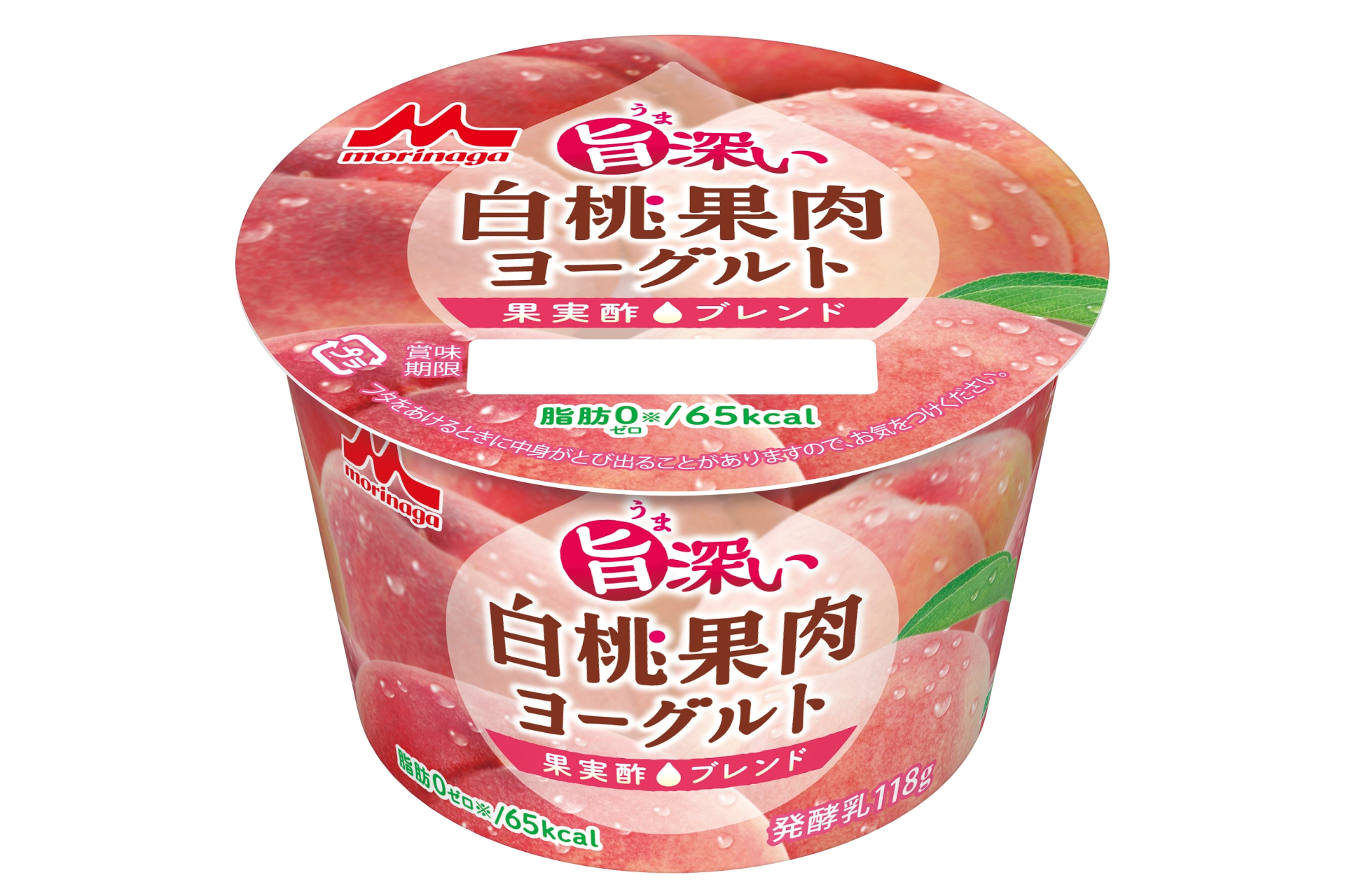 森永乳業「森永白桃果肉ヨーグルト」