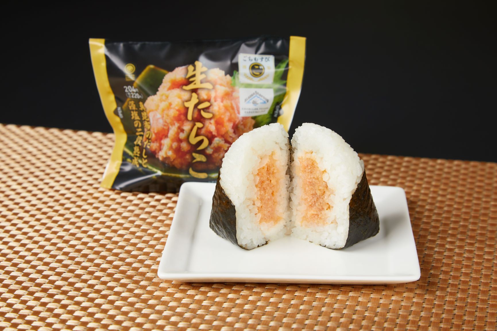 「ごちむすび 生たらこ」（220円）