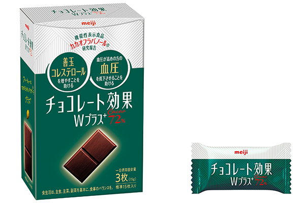 明治「チョコレート効果Wプラスカカオ72％」