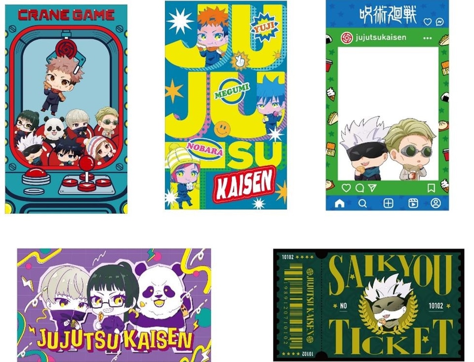 ファミマ×呪術廻戦」第3弾、虎杖/伏黒/狗巻/七海/五条モチーフの