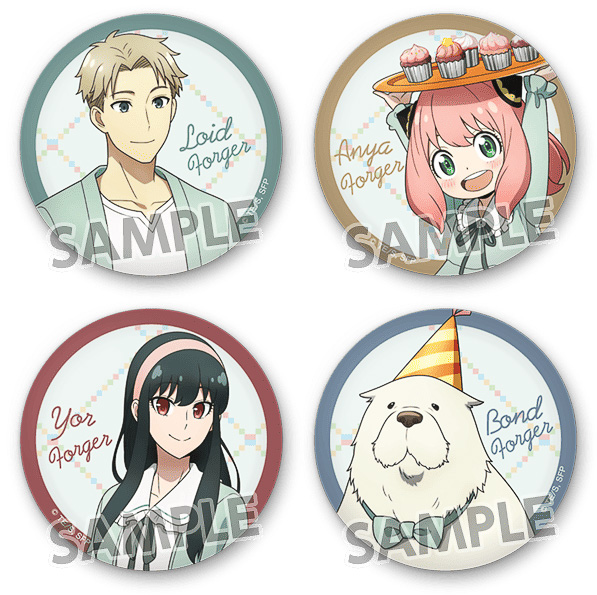 【ヨル】スパイファミリー　缶バッジ　ジャンプフェスタ　ローソン ローソン「スパイファミリー」缶バッジ全4種のデザイン公開、ロイド