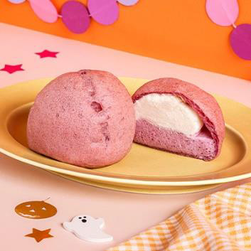 「ぶるーべりーもこ ブルーベリークリーム＆ホイップ」（205円）