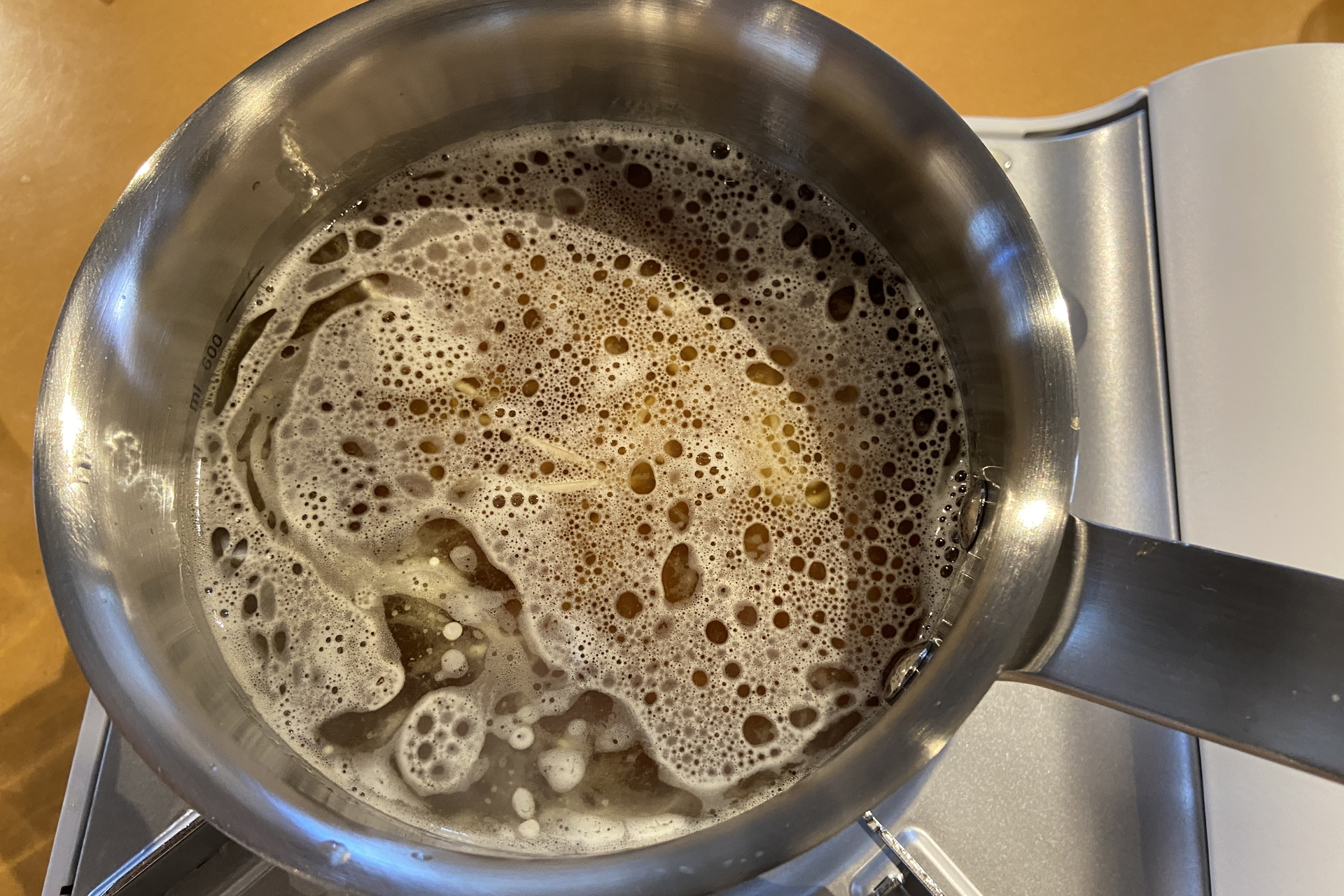 麺を投入して30秒はそのまま