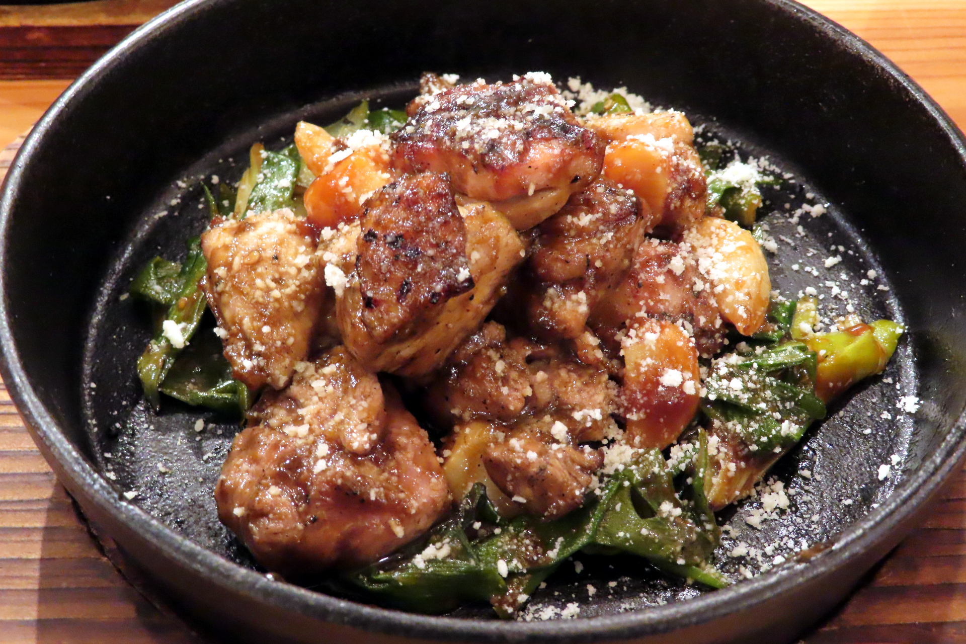 地鶏の炭火焼 力士味噌