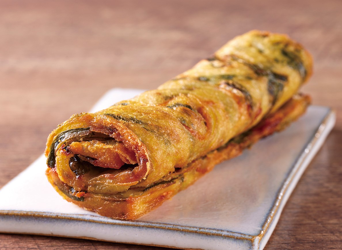 「チヂミロール ソースin」（168円）