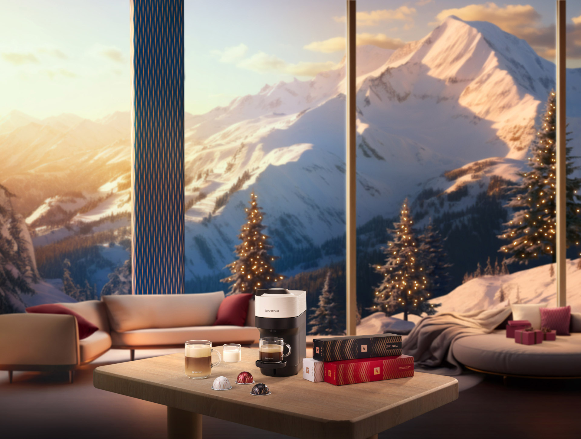 ネスレネスプレッソ“ホリデーシーズン”を彩る冬限定コーヒー発売