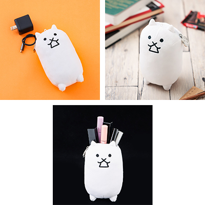 タンクネコぬいぐるみポーチ