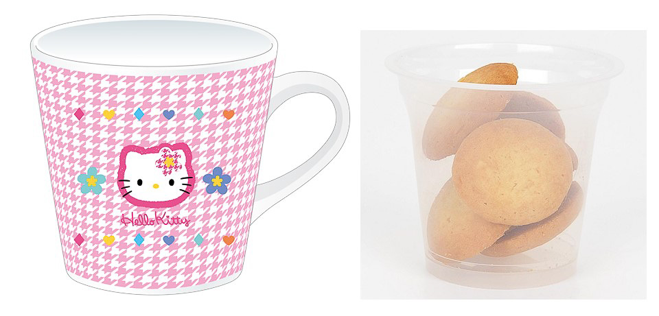 ハローキティ」と「シナモロール」のマグカップがミニストップで発売