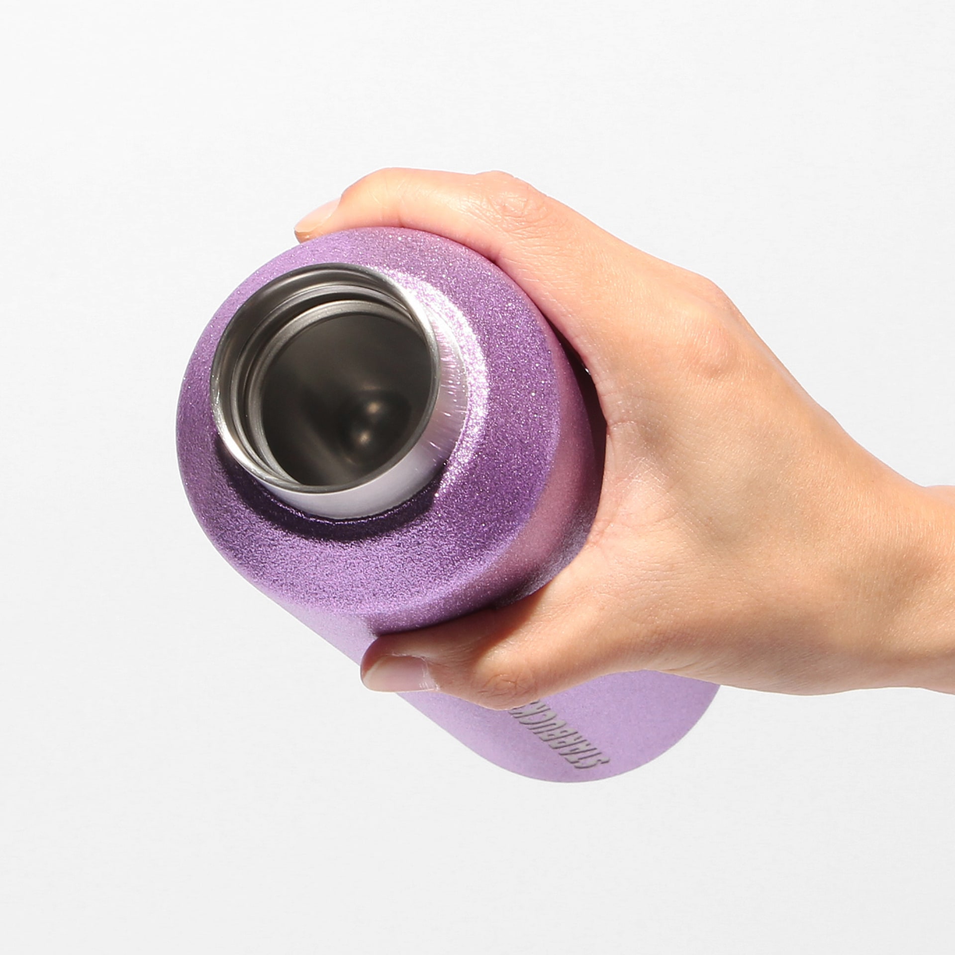「ステンレスボトルグリッターパープル591ml」（4600円）
