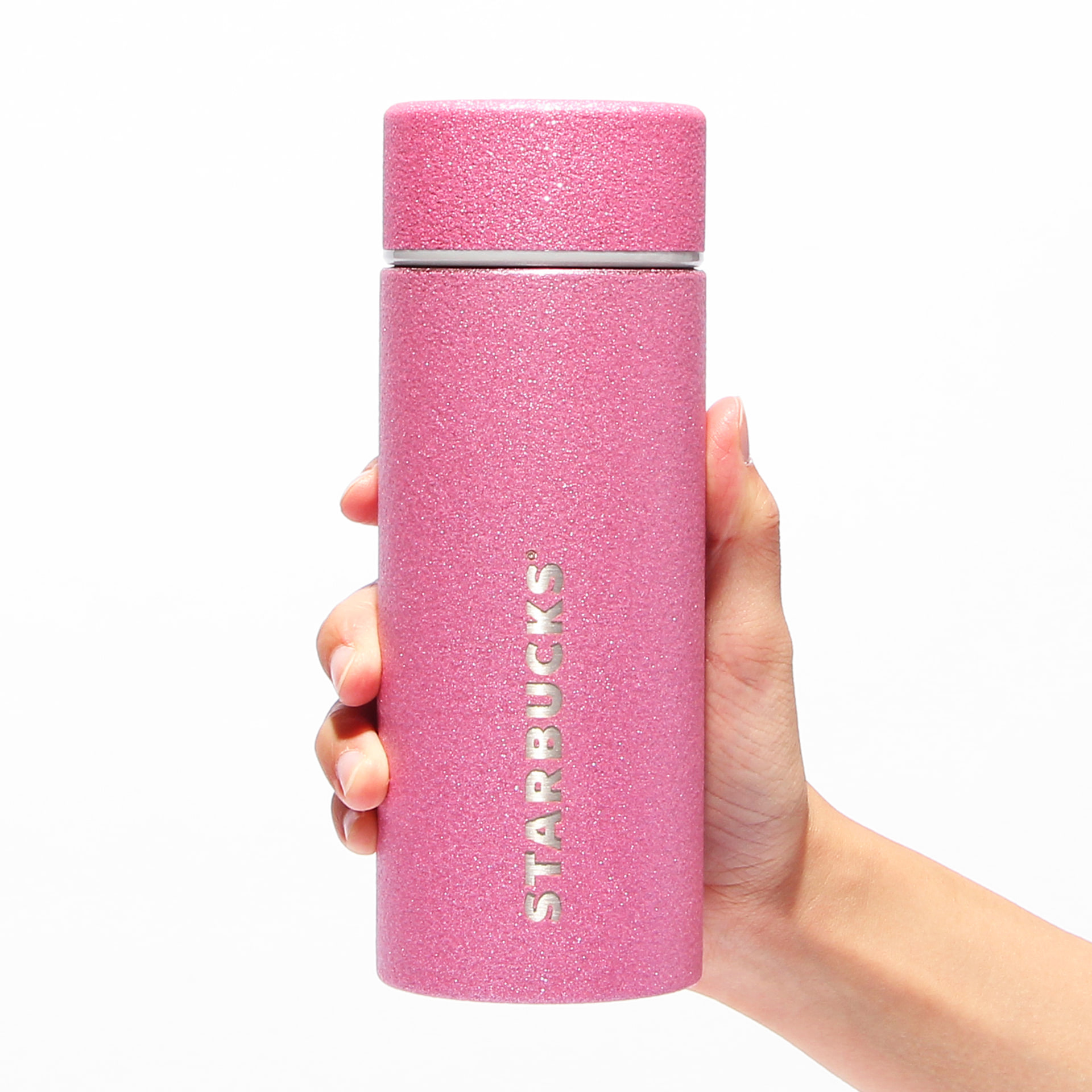 「ステンレスボトルグリッターピンク355ml」（3700円）