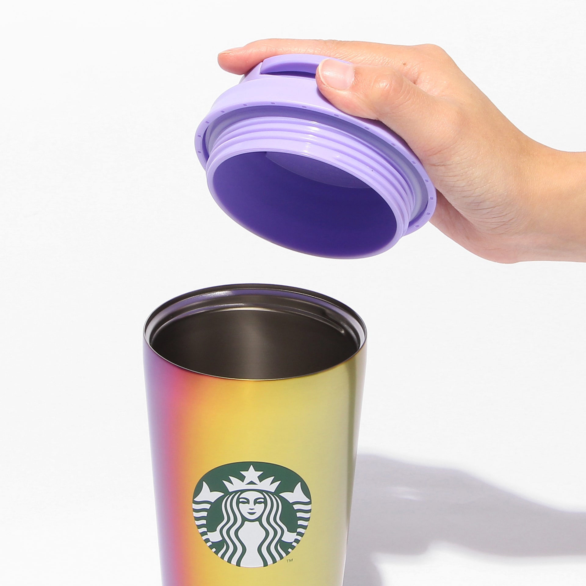 「ステンレスTOGOロゴカップタンブラーレインボー473ml」（4200円）