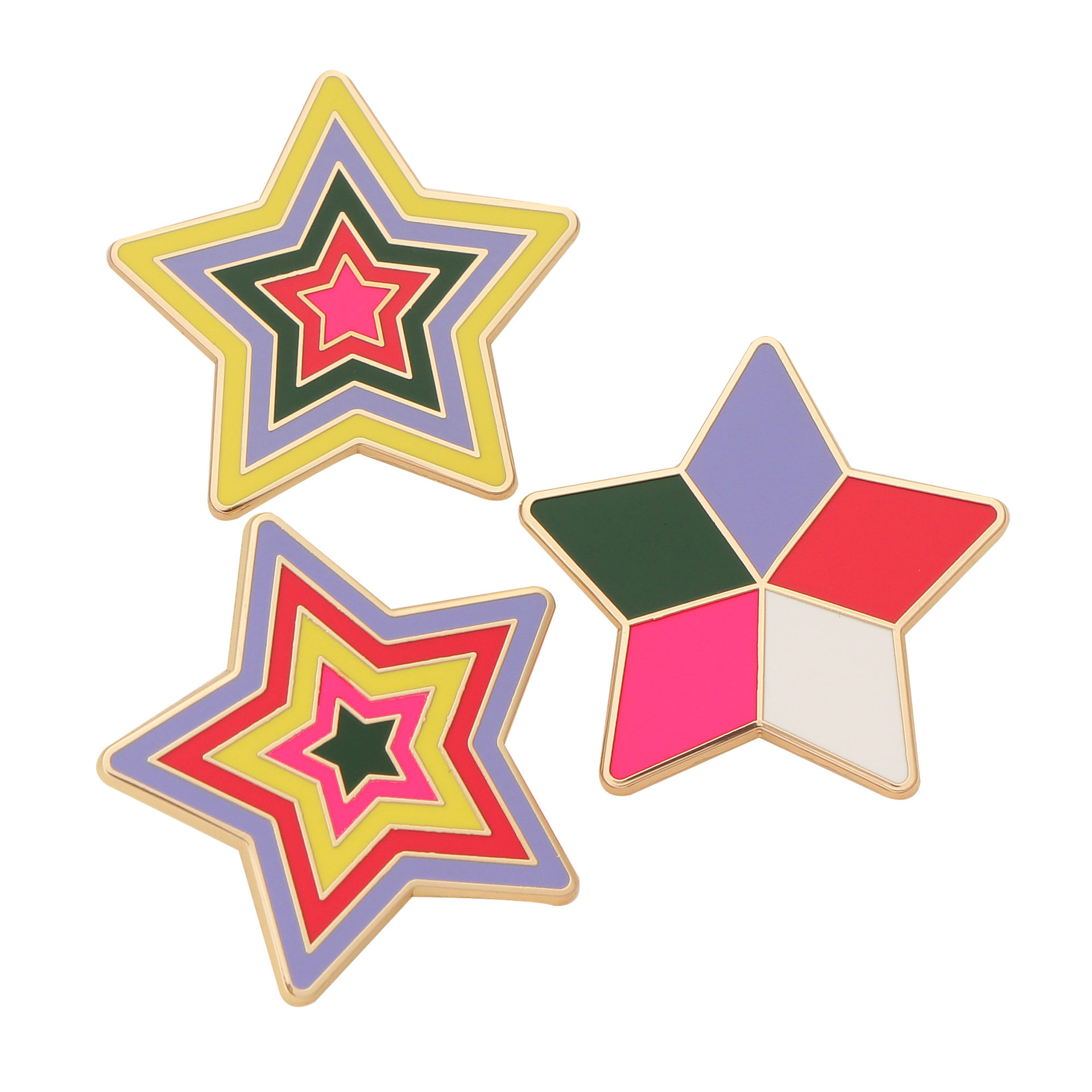 「ホリデー2023ピンバッチセットスター」（1500円）