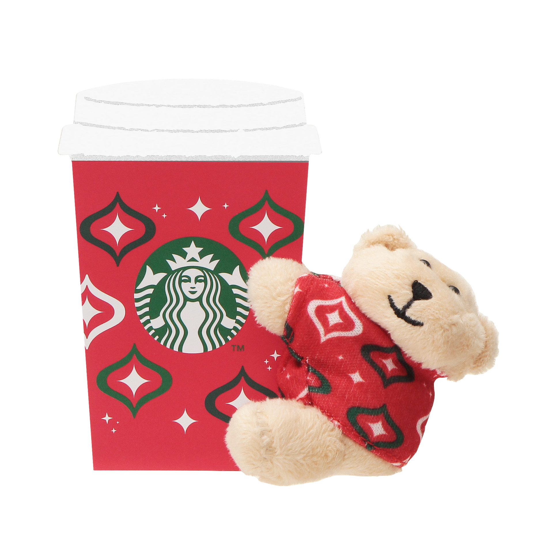 「ホリデー2023スターバックスミニカップギフトRED CUP」（1050円）