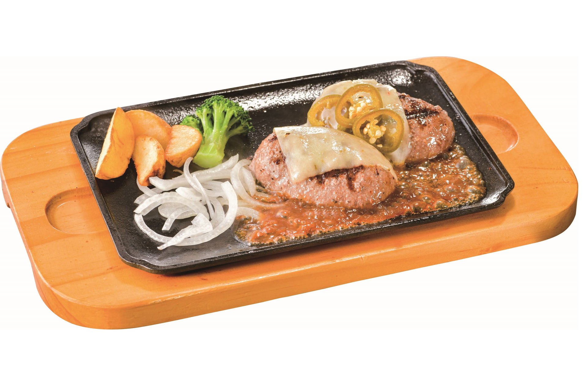 「ペッパージャック 大俵ハンバーグ」（1375円）