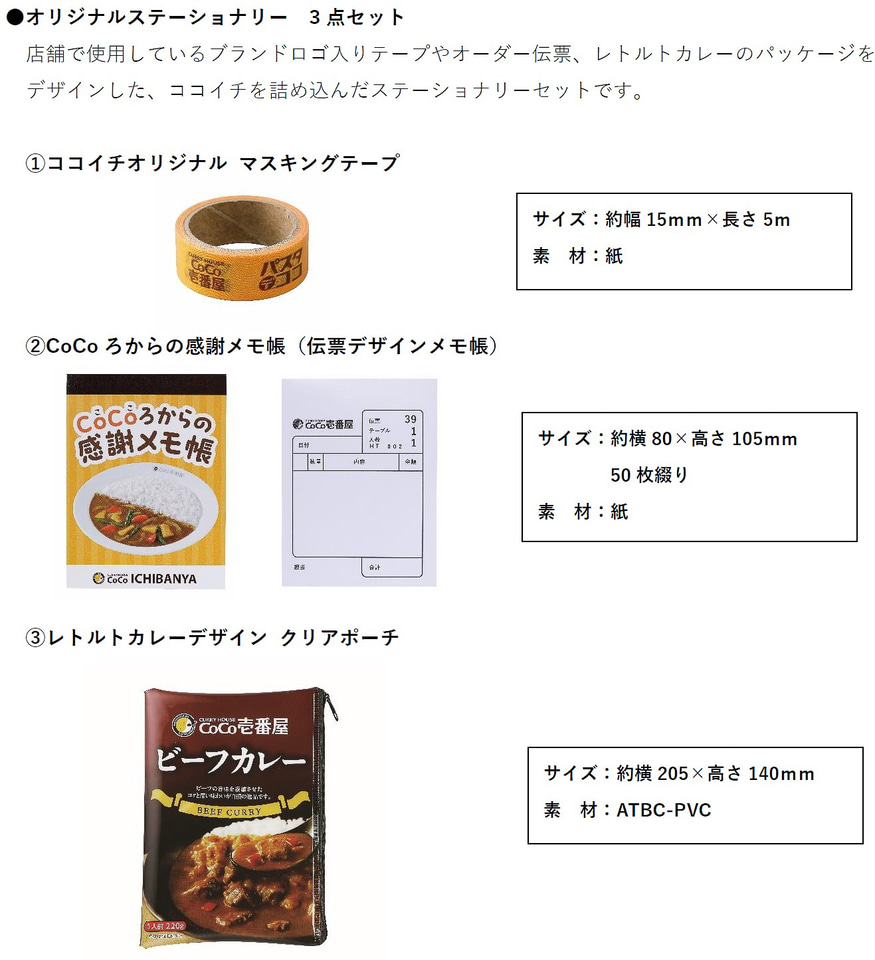 カレーハウスCoCo壱番屋「ココイチ福袋2024」発売。トートバッグ カレーハウスCoCo壱番屋「ココイチ福袋2024」発売。トートバッグ