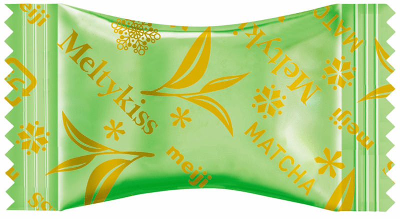 「メルティーキッス初摘み濃抹茶」個包装イメージ