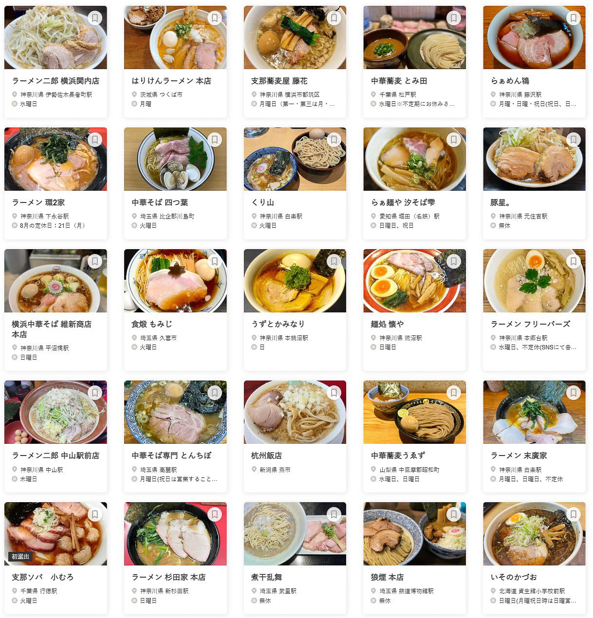 食べログ ラーメン EAST 百名店 2023