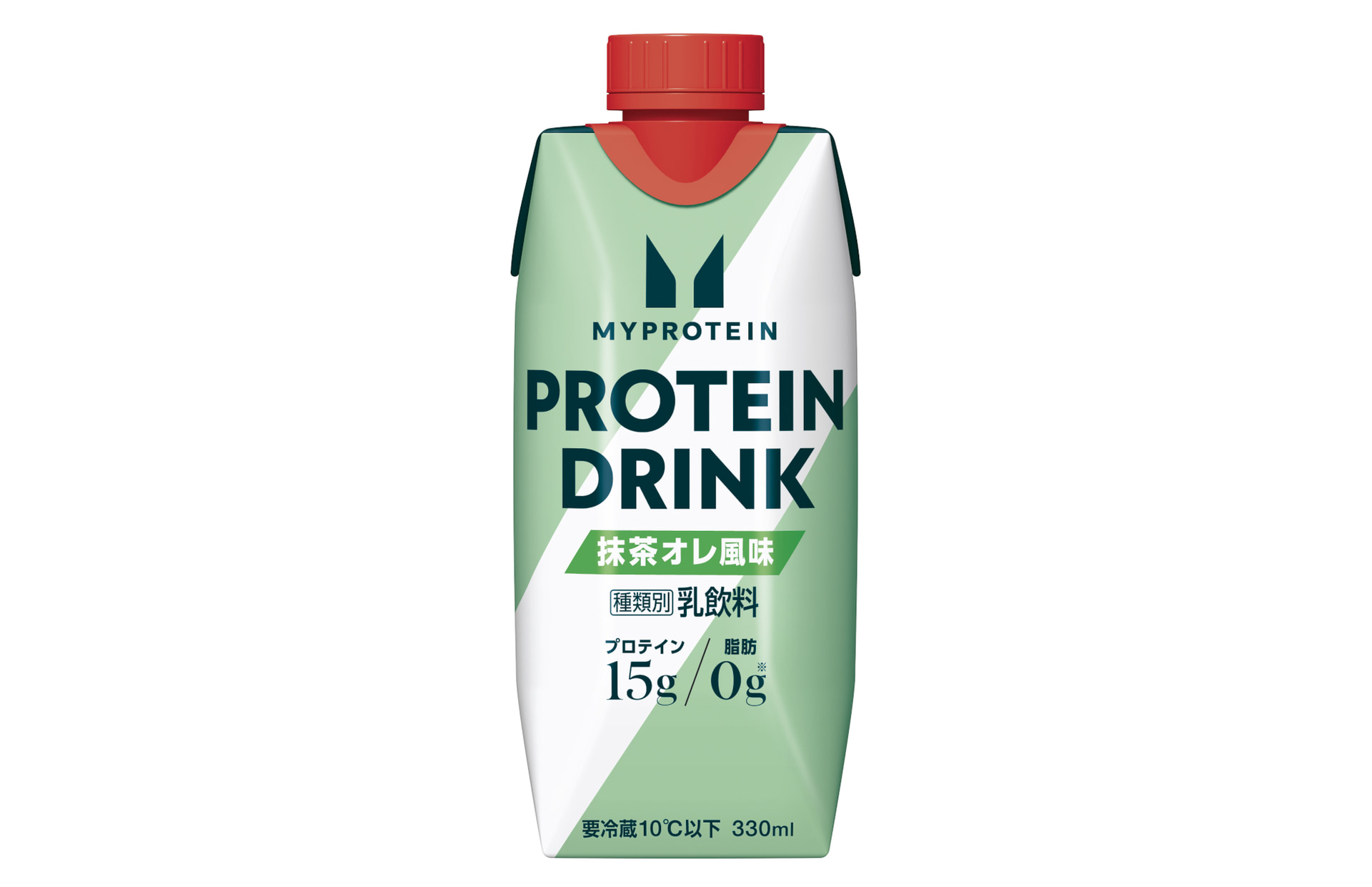 「マイプロテイン プロテインドリンク 抹茶オレ風味」は330mLで価格は213円