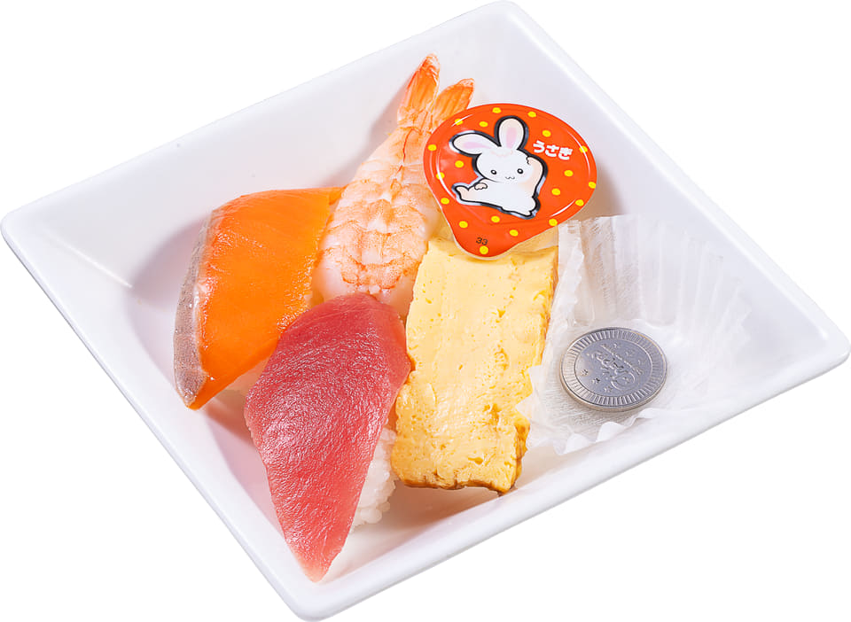 かっぱ寿司、「トミカ」とコラボした「ぷくぷくおなまえチャーム